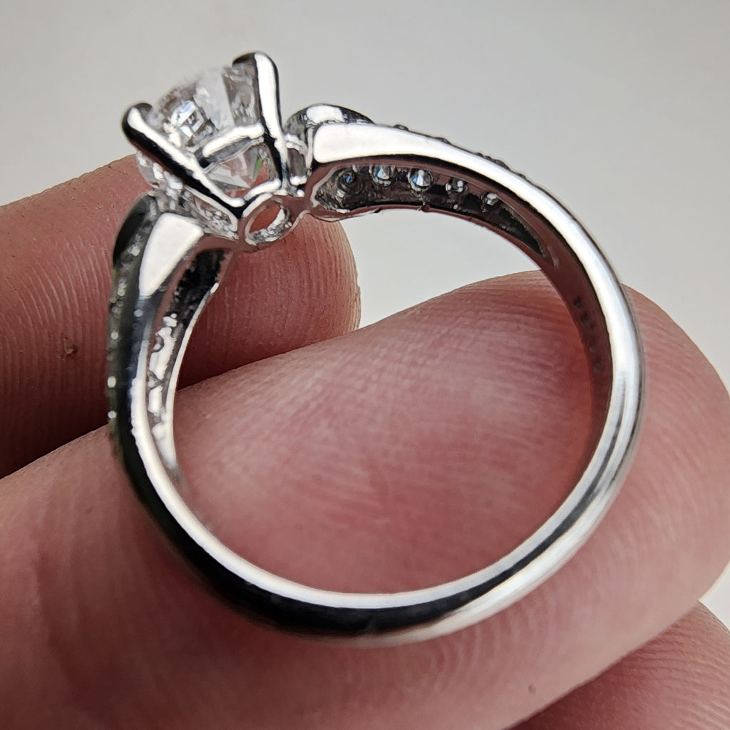 Vintage .900 Platinum Natural Diamond Wedding Set 1.00ct Center Stone 8.2g