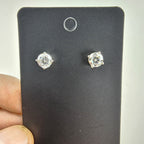 Charles Winston CZ Sterling Silver 925 Stud Earrings Vintage Designer