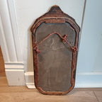 Antique Art Nouveau Carved Gilt Mirror Victorian
