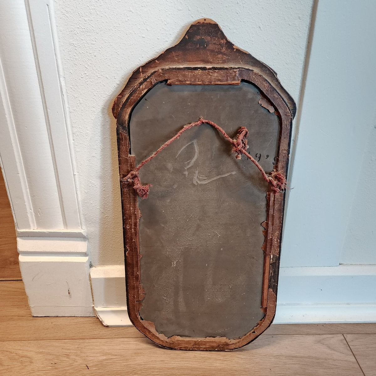 Antique Art Nouveau Carved Gilt Mirror Victorian