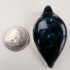 Borosilicate Implosion Glass Pendant Heady Sparkle Boro Glass