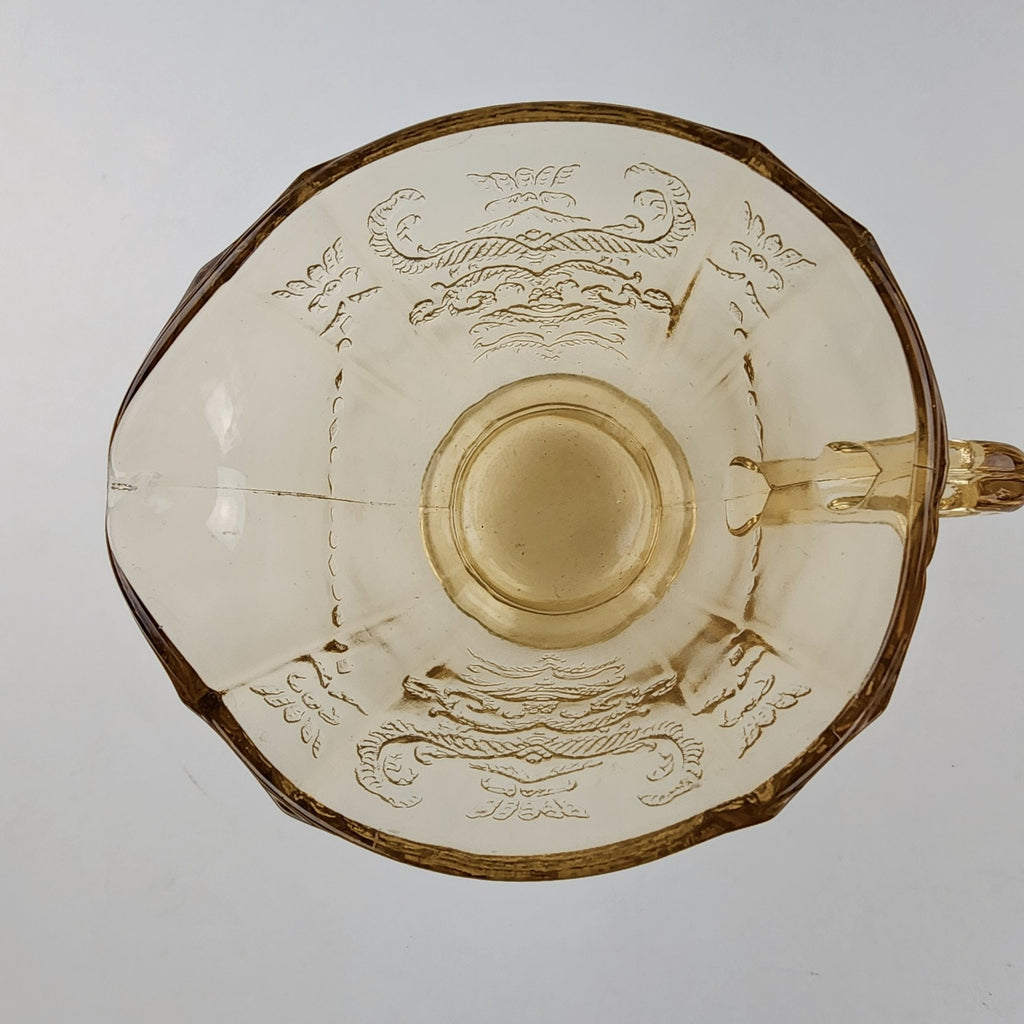 Federal Amber Yellow Madrid Coffee Creamer