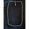 Vintage SILPADA Sterling Silver 925 34" Beaded Station Necklace Faceted Mexico