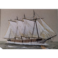 ERNEST TOWLER Sailing Ship Gouache Watercolor Painting - Beautifully Framed