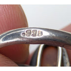 Baltic Amber Sterling Silver 925 Ring Size 5 3/4 Vintage