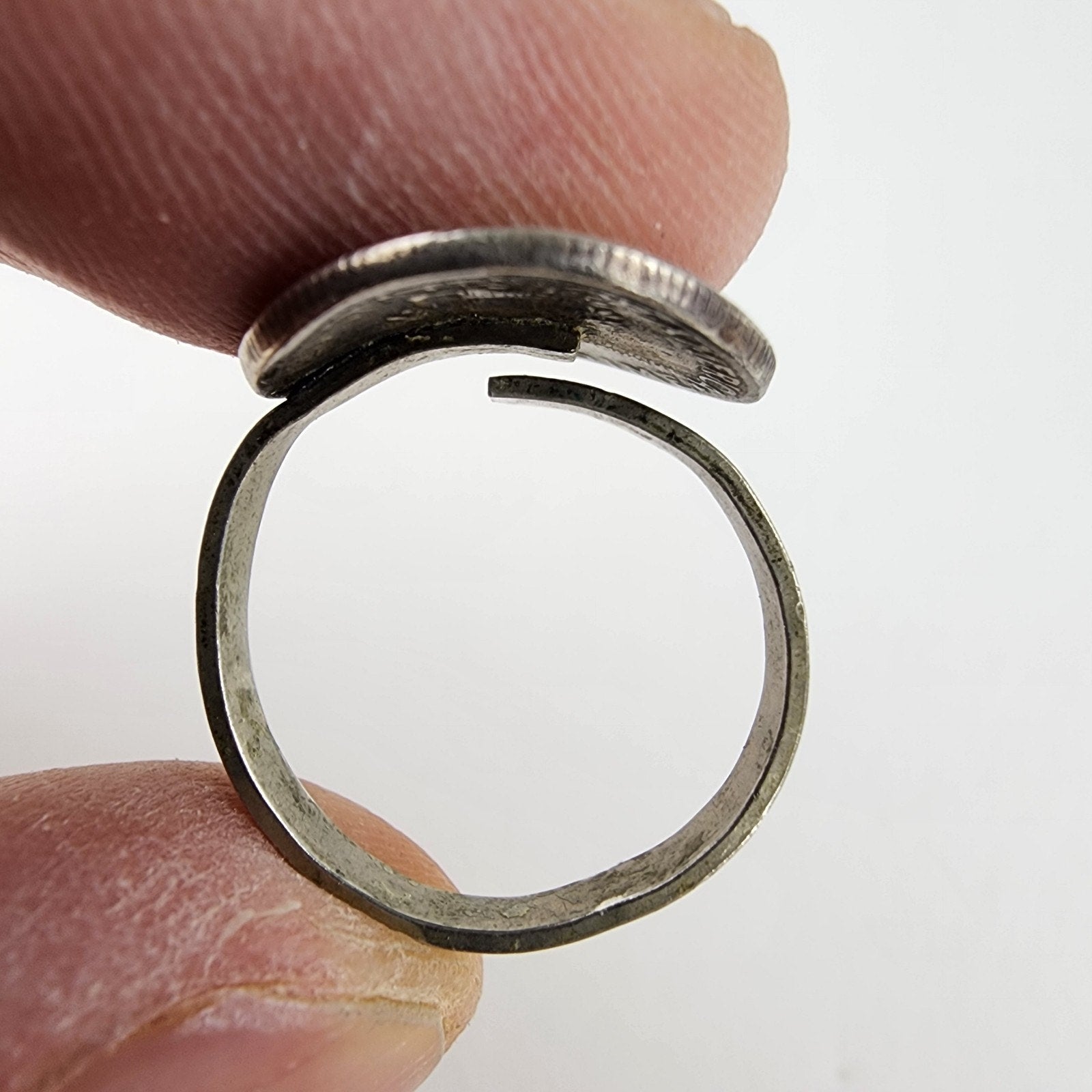 1944 Mercury Dime Adjustable Ring 90% Silver Vintage