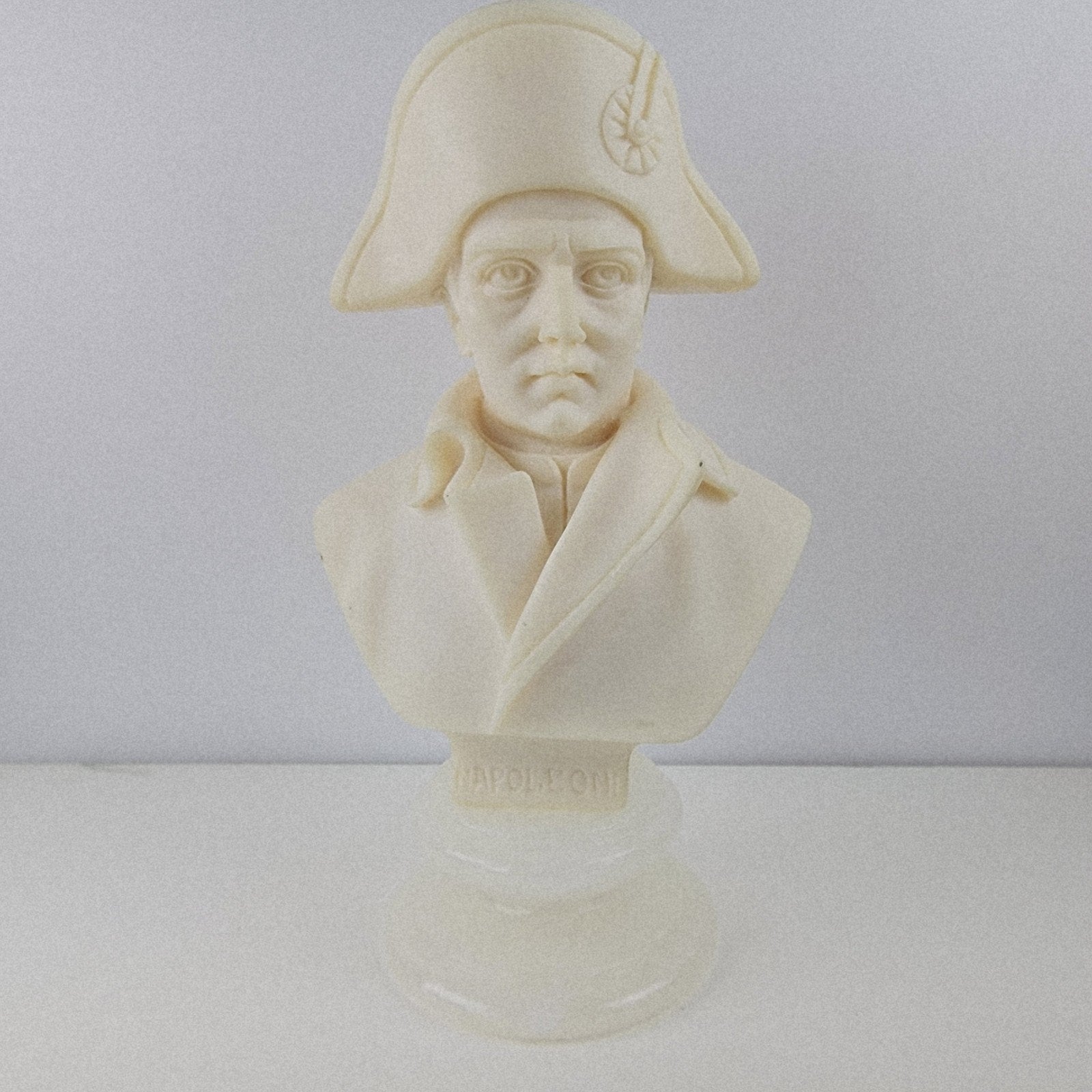 6" Napoleon Bonaparte Bust Vintage Marble Base Figure