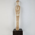 Cycladic Mother Museum Reproduction 8" Figure Sculpture Marble Base Vintage
