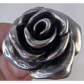 Electroform Flower Rose Sterling Silver 925 Designer Ring Size 7 1/4