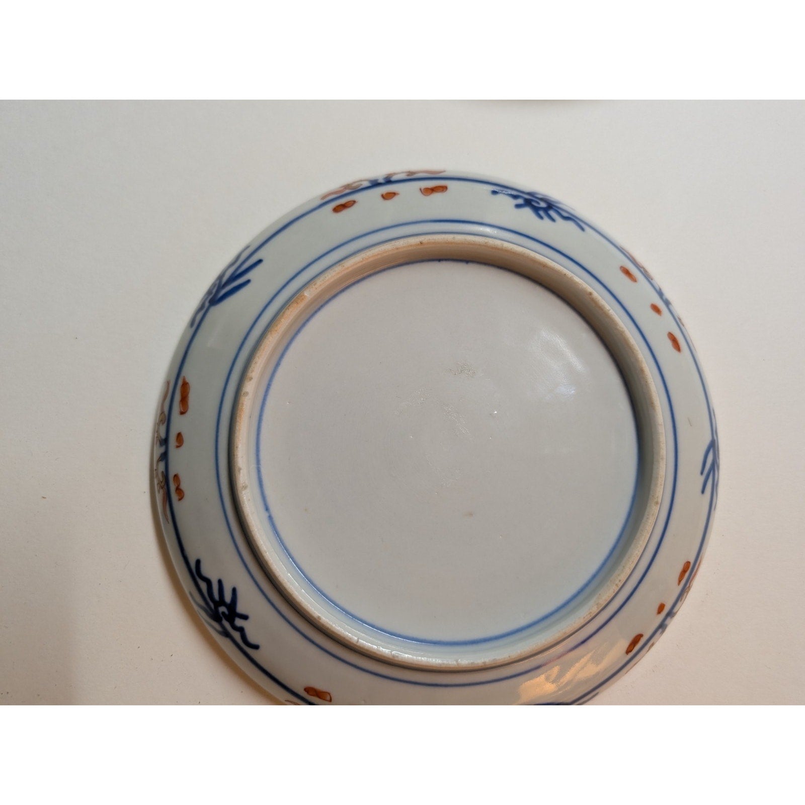 Japanese IMARI Porcelain Plate 7" Arita Hand Painted Pair