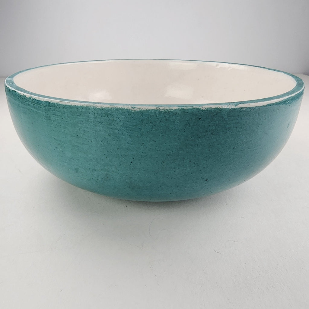 6" Fulper Stangl Teal Turquoise Glaze Bowl Art Deco Period Bowl