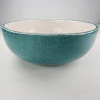 6" Fulper Stangl Teal Turquoise Glaze Bowl Art Deco Period Bowl