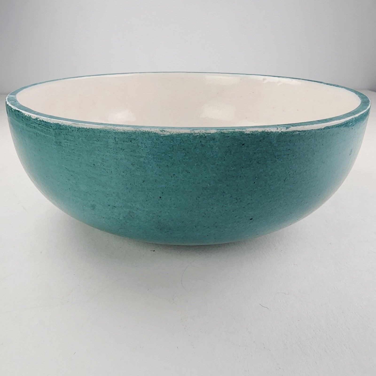 6" Fulper Stangl Teal Turquoise Glaze Bowl Art Deco Period Bowl