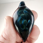 Borosilicate Implosion Glass Pendant Heady Sparkle Boro Glass