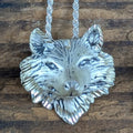 Silverclouds Wolf Sterling Silver 925 Pendant with 16" Italian Rope Chain