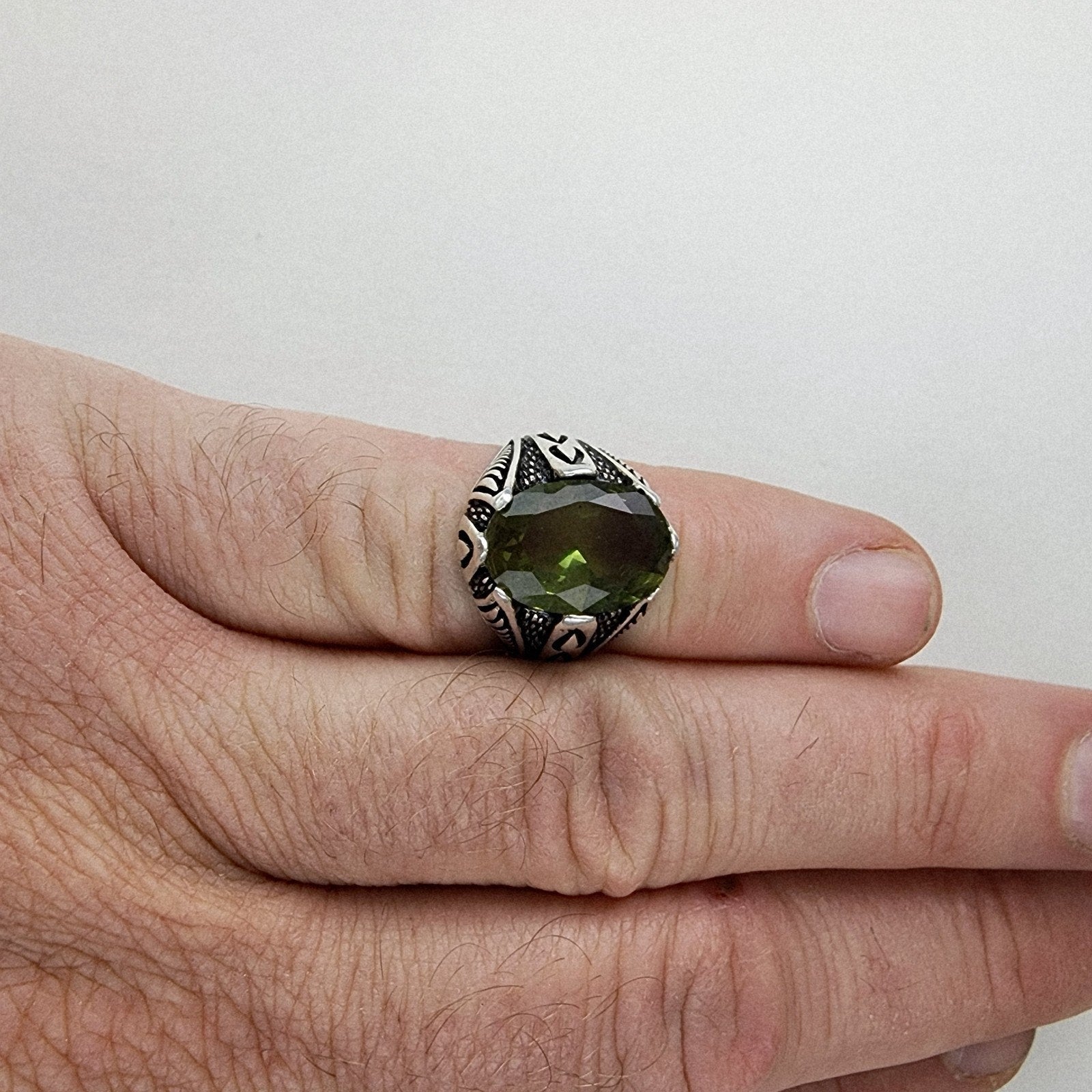 4ct Zultanite Color Changing Turkish Ring Size 6 1/2 Sterling Silver Sultanite