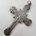 1874 Russian Imperial Cross 84 Sterling Silver 875 Moscow Jesus Corpus Crucifix