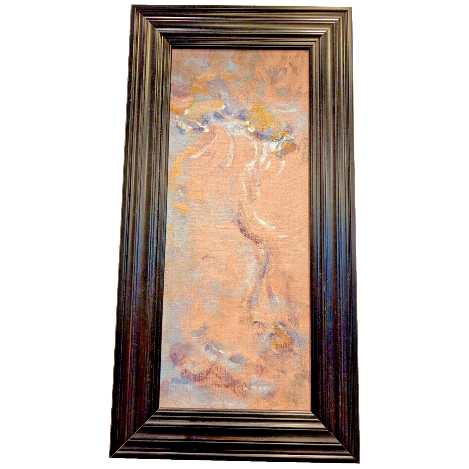 Impressionist Painting Diane Widler Wenzel Happy Shower Sounds 15" x 30"