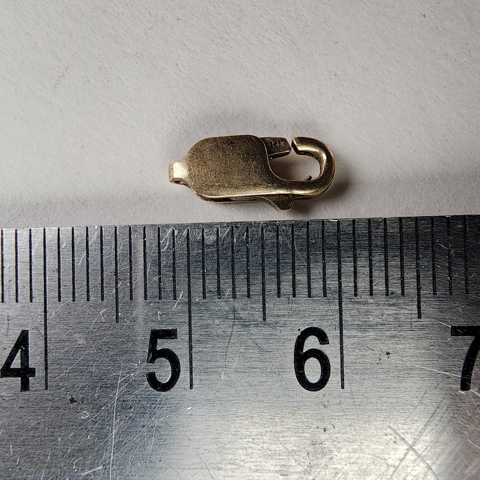 14K Yellow Gold Lobster Claw Clasp
