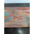 Handmade Studio Pottery Fall Leaves Tray Autumn Colors