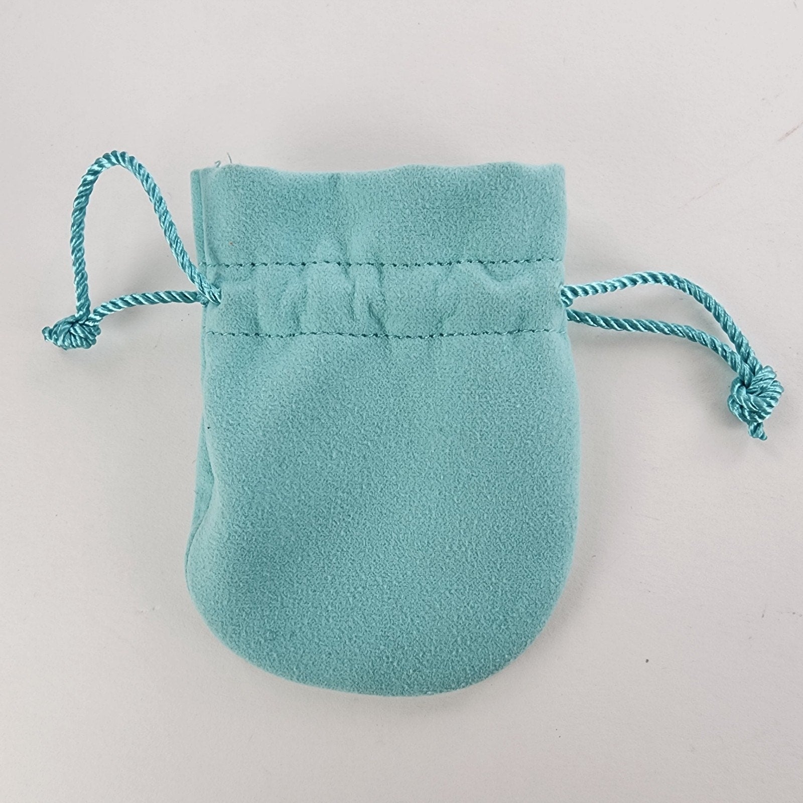 Tiffany & Co Vintage Logo Blue Felt Jewelry Bag