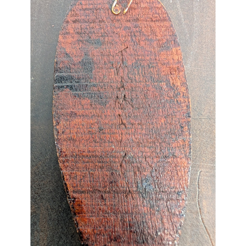 Midcentury Jamaican Carved Wall Hanging Face MCM