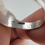 Vintage Taxco Abalone Inlay Ring Size 5 3/4 in Sterling Silver 925