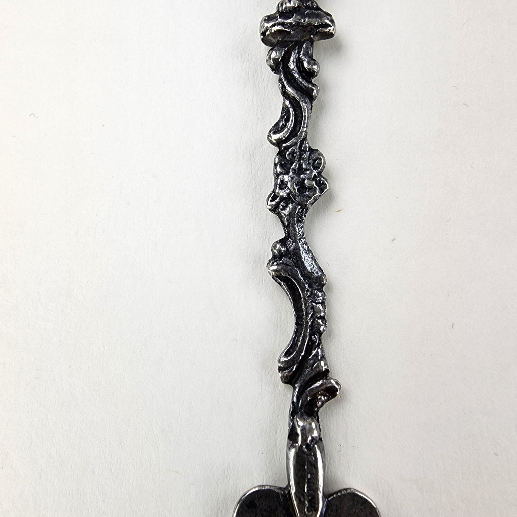 4 1/2" Hawaiian Hula Dancer Trident Pickle Fork Sterling Silver 925 Vintage
