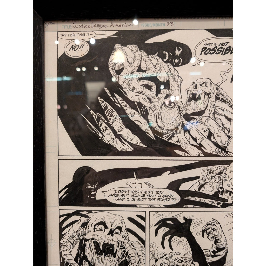 1993 Justice League America Original Comicbook Artwork - Page 19