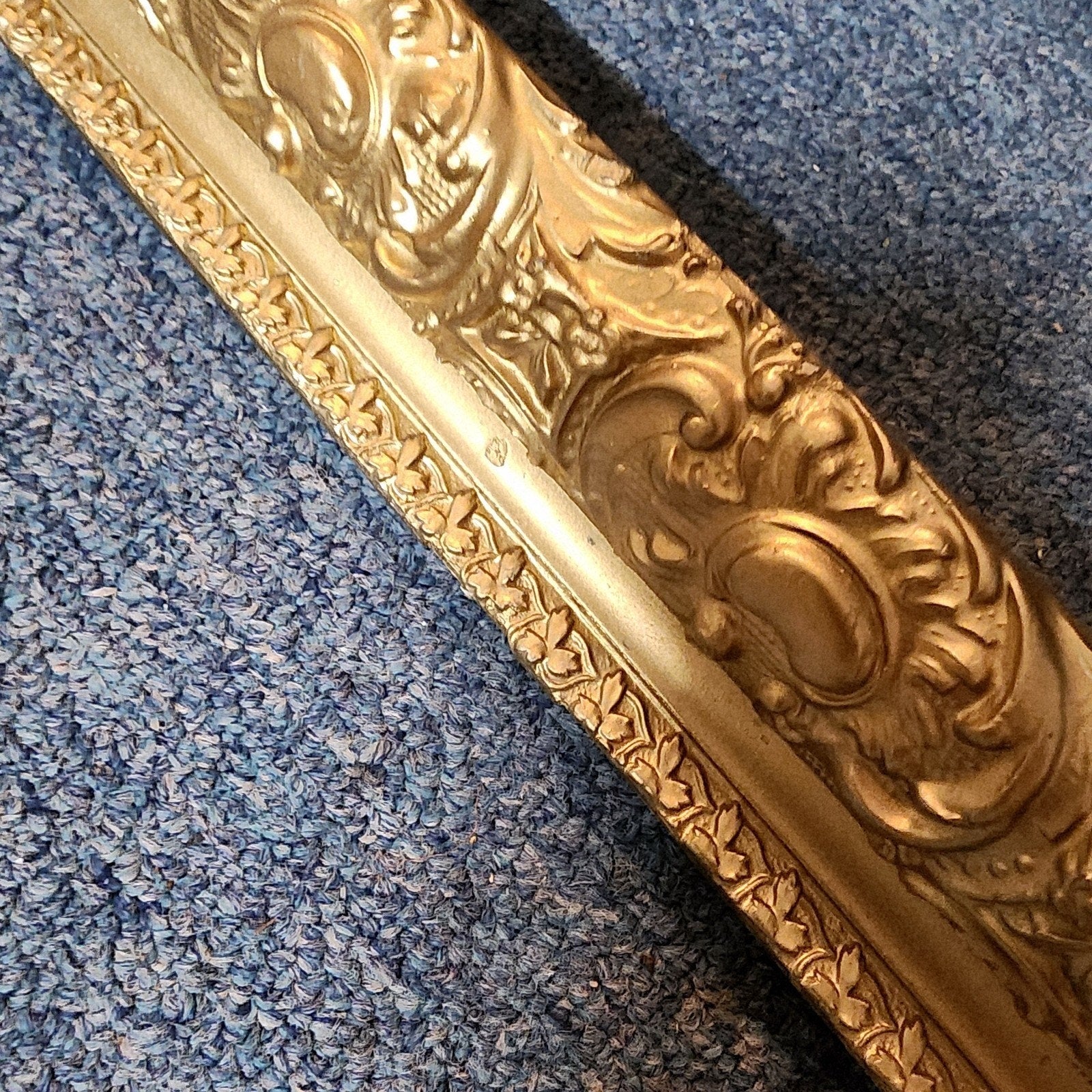 Antique Rococo Baroque Ornate Gold Frame 23" x 27" Painting Picture
