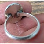 Rainforest Rhyolite Sterling Silver 925 Ring Size 6 1/2 by Joel Gray Native