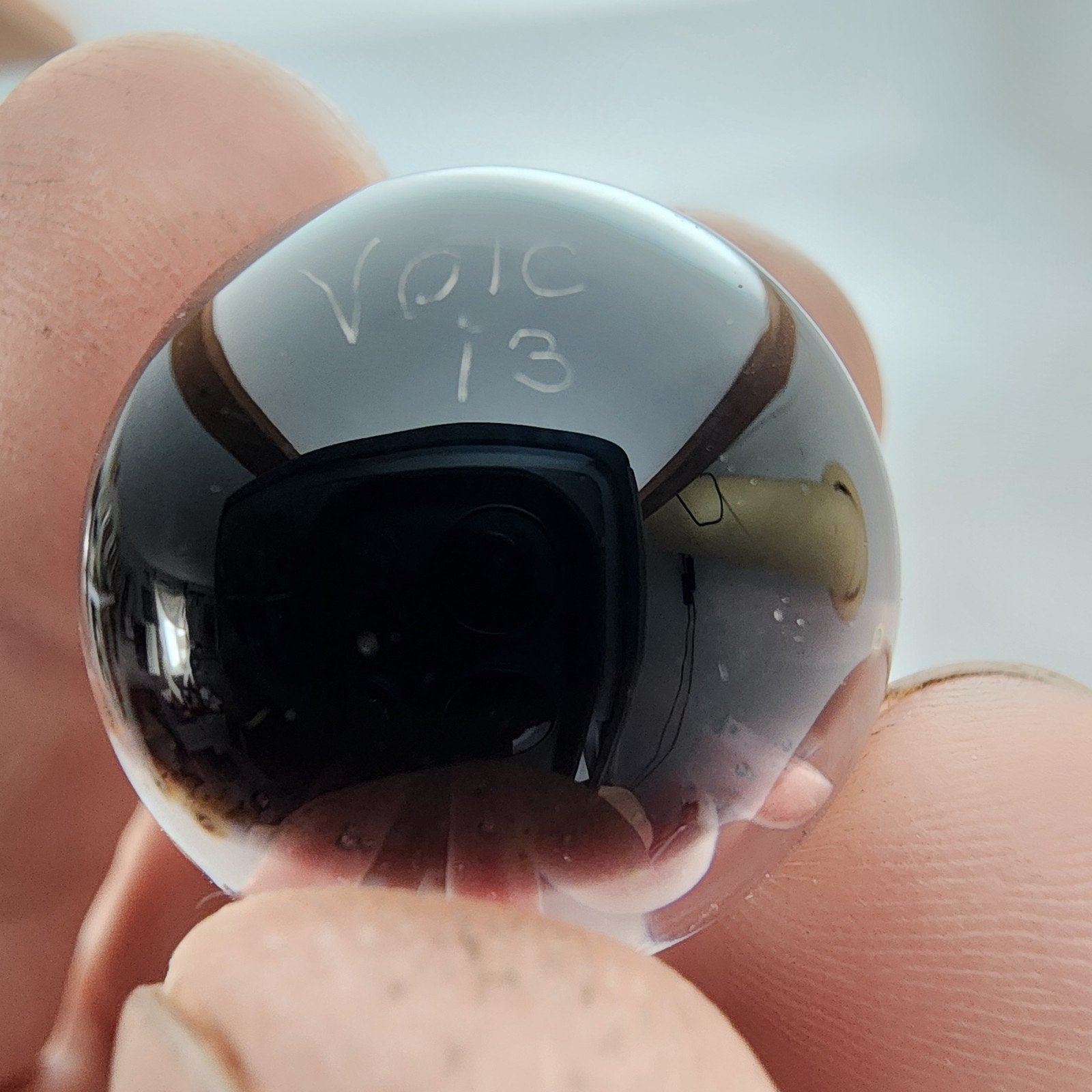 20mm Spider Implosion Boro Marble Signed Voic 2013 Heady Glass
