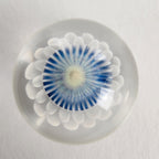25mm Flower Implosion Marble 2013 by NVS Glass Handmade Boro