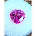 5.25ct Pink SAPPHIRE Heart Cut Lab Created 10mm x 10mm