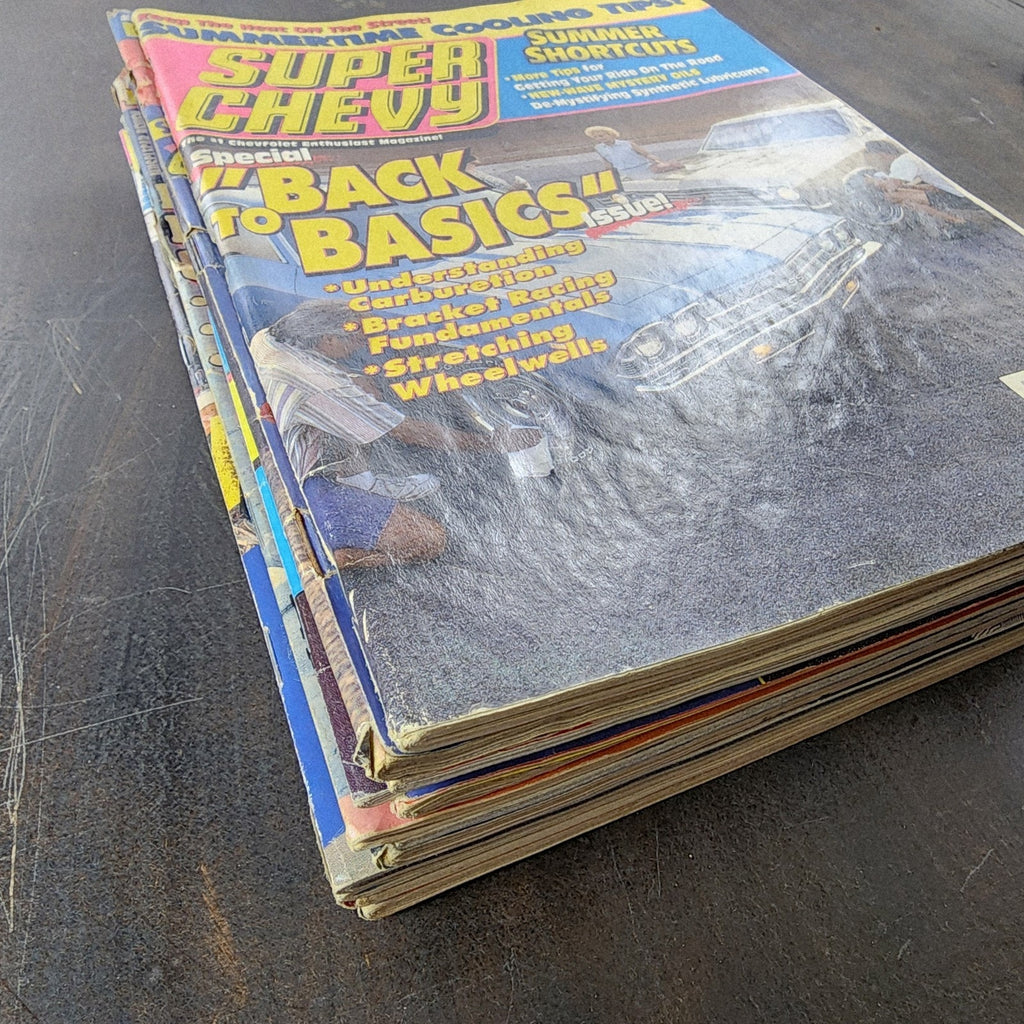 Hot Rod Muscle Car Magazine Group of 12 Vintage Super Chevy One Dozen