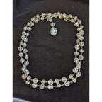 Vintage SILPADA Sterling Silver 925 34" Beaded Station Necklace Faceted Mexico