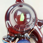 Doshworld Opal Amulet Pendant Boro Heady Glass Signed Dosh