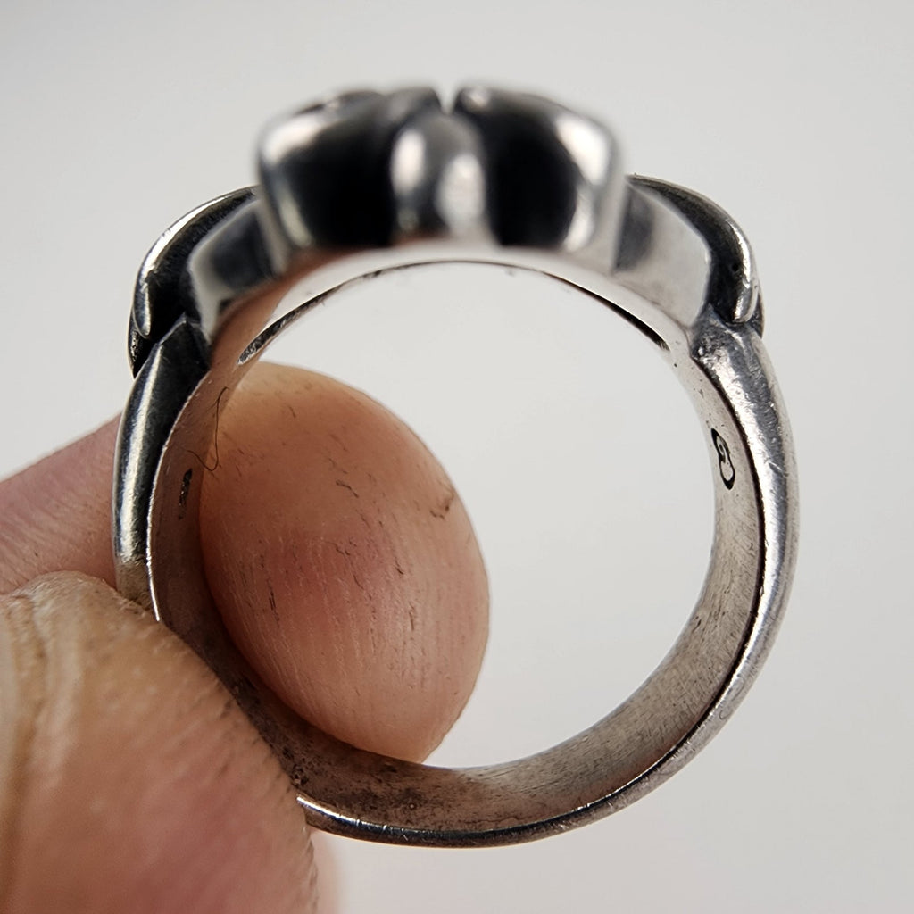 Vintage Brighton Sayan Oval Shield Ring Size 7 in Sterling Silver 925
