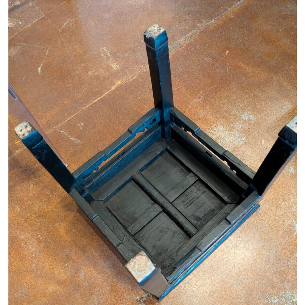 19th C. Chinese Ming Side Table End Table Ebonized