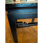 19th C. Chinese Ming Side Table End Table Ebonized