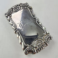 Art Nouveau Match Safe Sterling Silver 925 Engraved Frank & Insects Antique