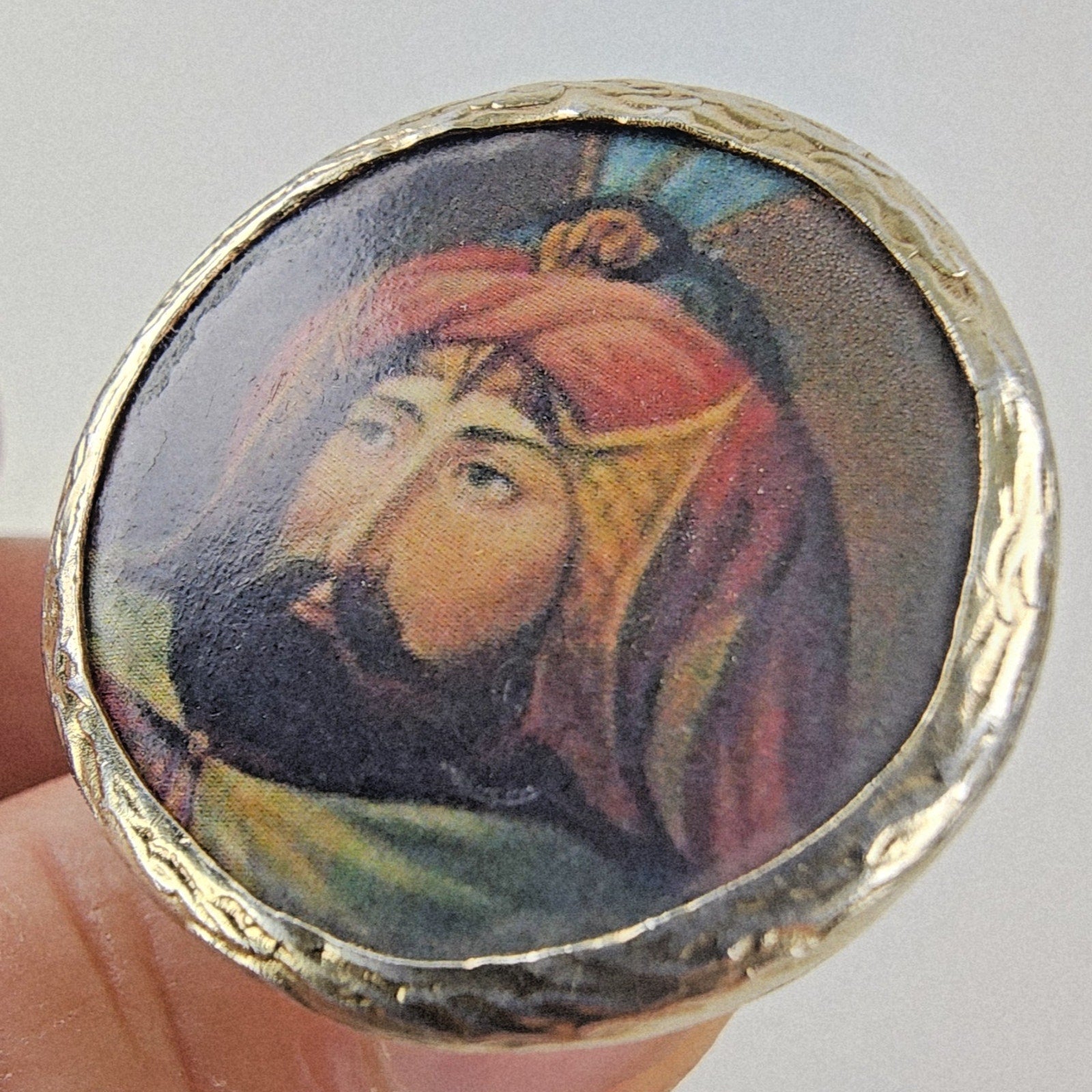 Sultan Murad IV Ring Sterling Silver 925 Adjustable Size 7 Vintage