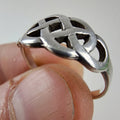 Celtic Twisted Knot Ring Size 8 3/4 Sterling Silver 925 Vintage Band