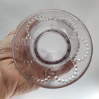 Dotted Loop Pattern Purple Depression Glass Pitcher Vintage