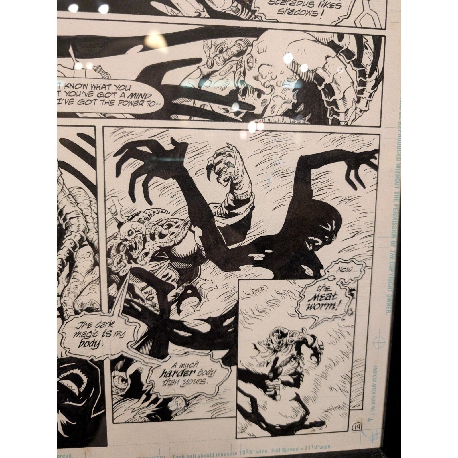 1993 Justice League America Original Comicbook Artwork - Page 19