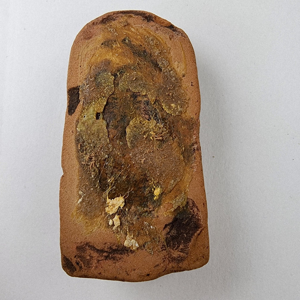 Phra Leela Walking Buddha Thai Clay Tablet Amulet