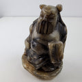 Shou Lao Star God of Longevity Chinese Stone Carving Vintage