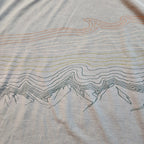 Prana Large Sleeveless Topo Map Outdoor Shirt Mens Gray Active Wear