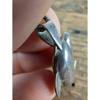 Vintage Dolphin Sterling Silver 925 Necklace and Earrings Set