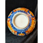 Antique JAPANESE Porcelain 7" Bowl Cobalt Blue & Red Imari